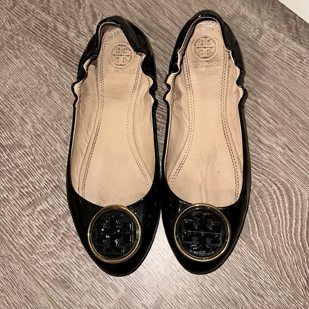 Black Tory burch flats